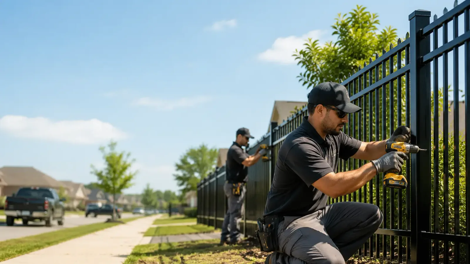 Metal Fence Installation in Silverdale, PA